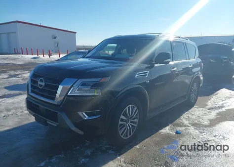 2021 Nissan Armada Sl 4Wd from USA, damaged, VIN JN8AY2BBXM9791876